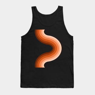 Whoa - retro stripes 70s style Tank Top